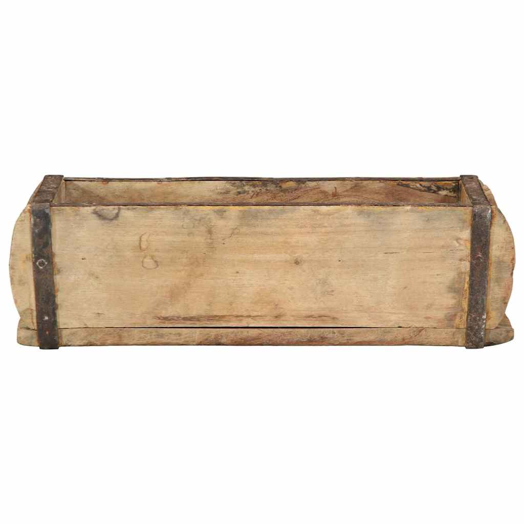 vidaXL Taca 4 szt. Brązowy 30 x 15 x 9 cm Lite Drewno Recyklingowe