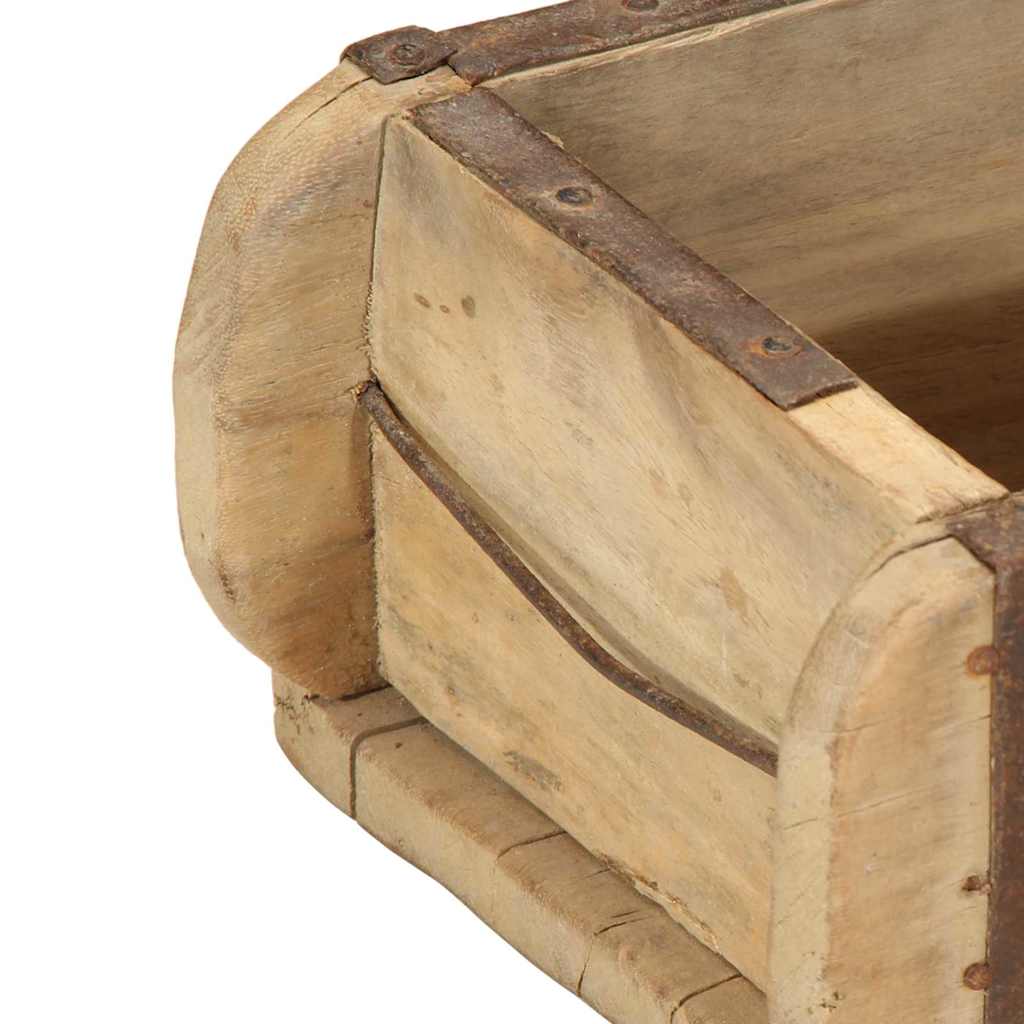 vidaXL Taca Brązowy 57 x 15 x 9 cm Lite Drewno Recyklingowe