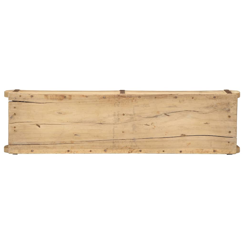 vidaXL Taca 4 pcs Brązowy 57 x 15 x 9 cm Lite Drewno Recyklingowe
