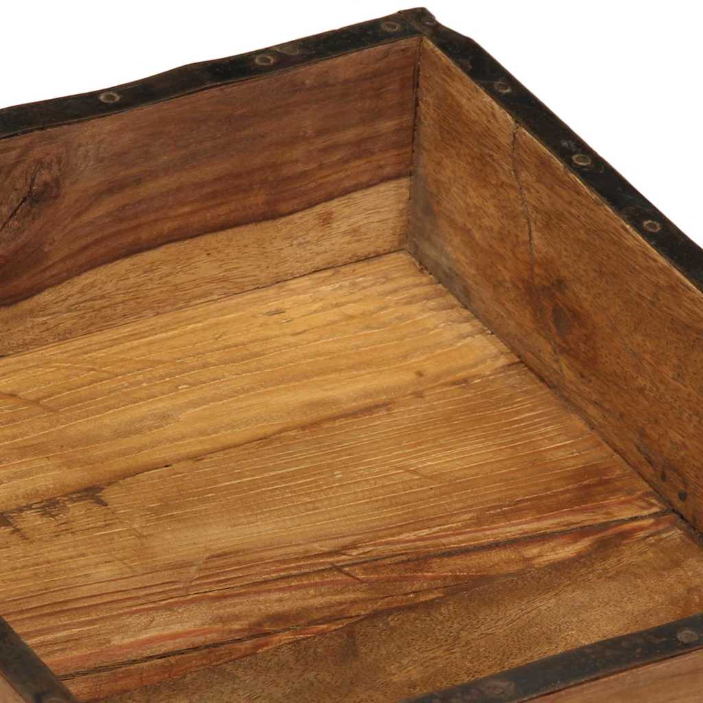 vidaXL Taca 4 pcs Brązowy 29 x 31 x 10 cm Lite Drewno Recyklingowe