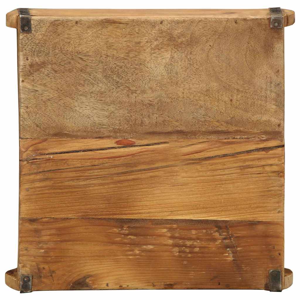 vidaXL Taca 4 pcs Brązowy 29 x 31 x 10 cm Lite Drewno Recyklingowe