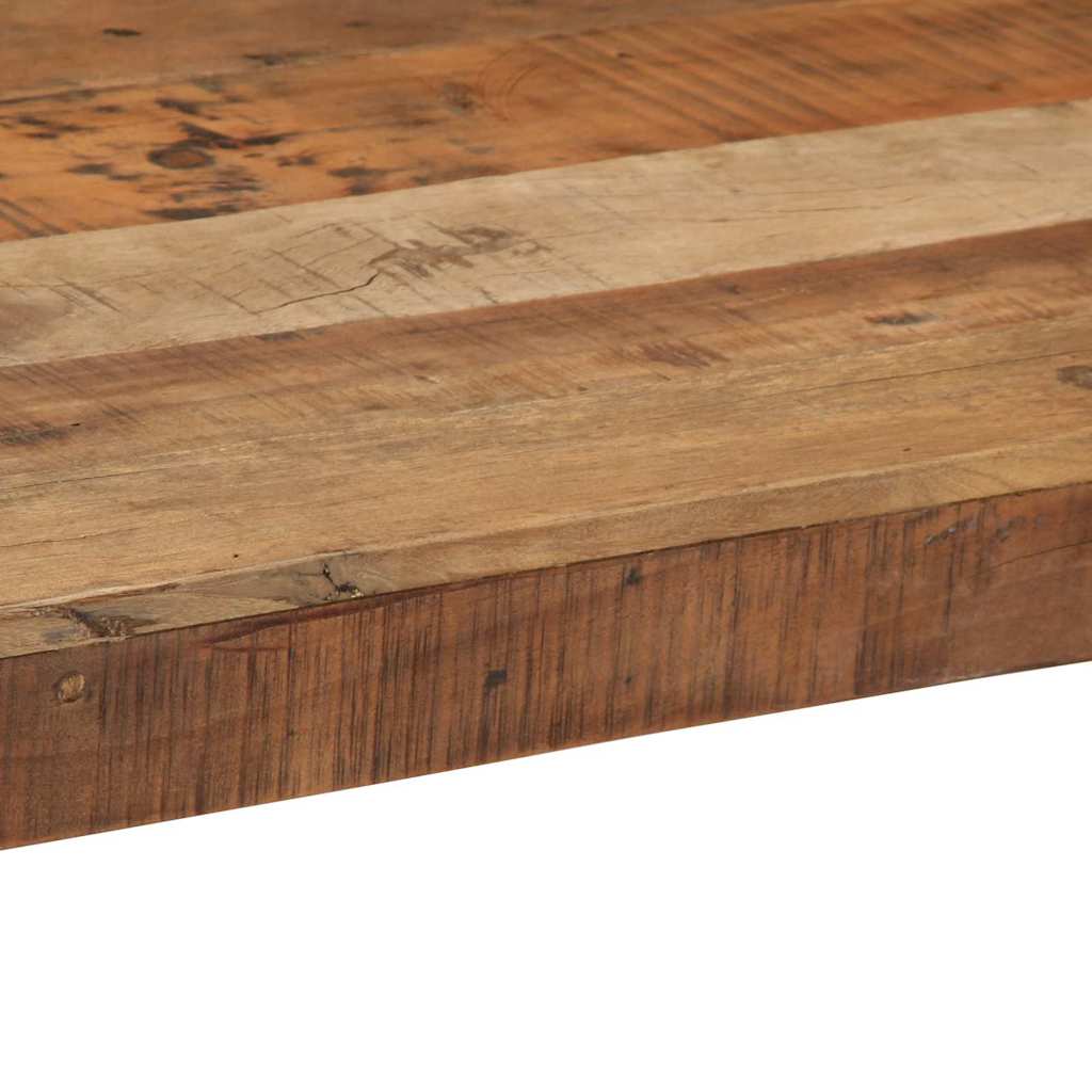 vidaXL Stolik kawowy Brązowy 110 x 55 x 40 cm Lite Drewno Recyklingowe