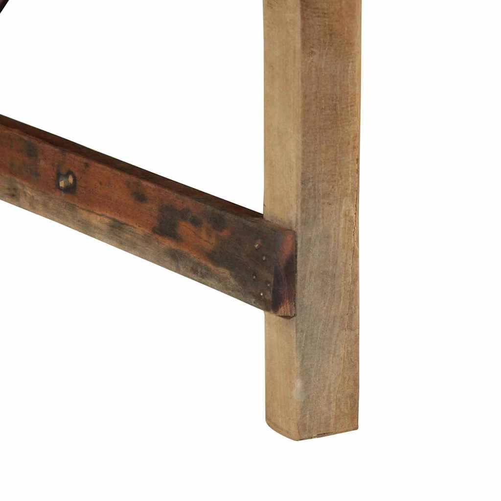vidaXL Stolik kawowy Brązowy 110 x 55 x 40 cm Lite Drewno Recyklingowe