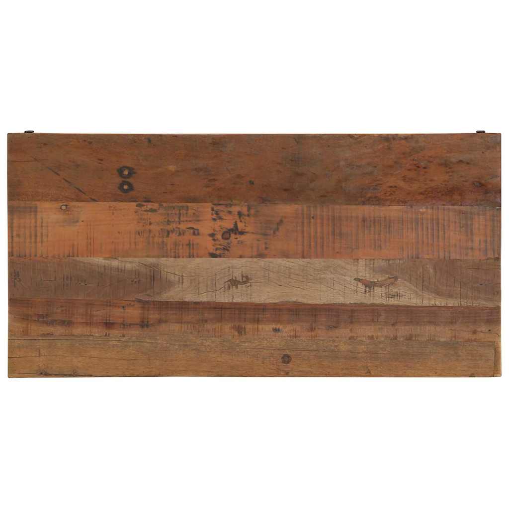 vidaXL Stolik kawowy Brązowy 110 x 55 x 40 cm Lite Drewno Recyklingowe