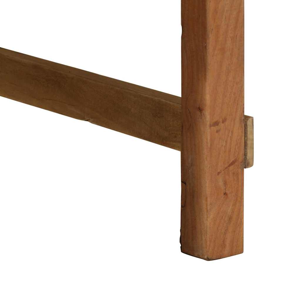 vidaXL Stolik kawowy Brązowy 60 x 55 x 40 cm Lite Drewno Recyklingowe