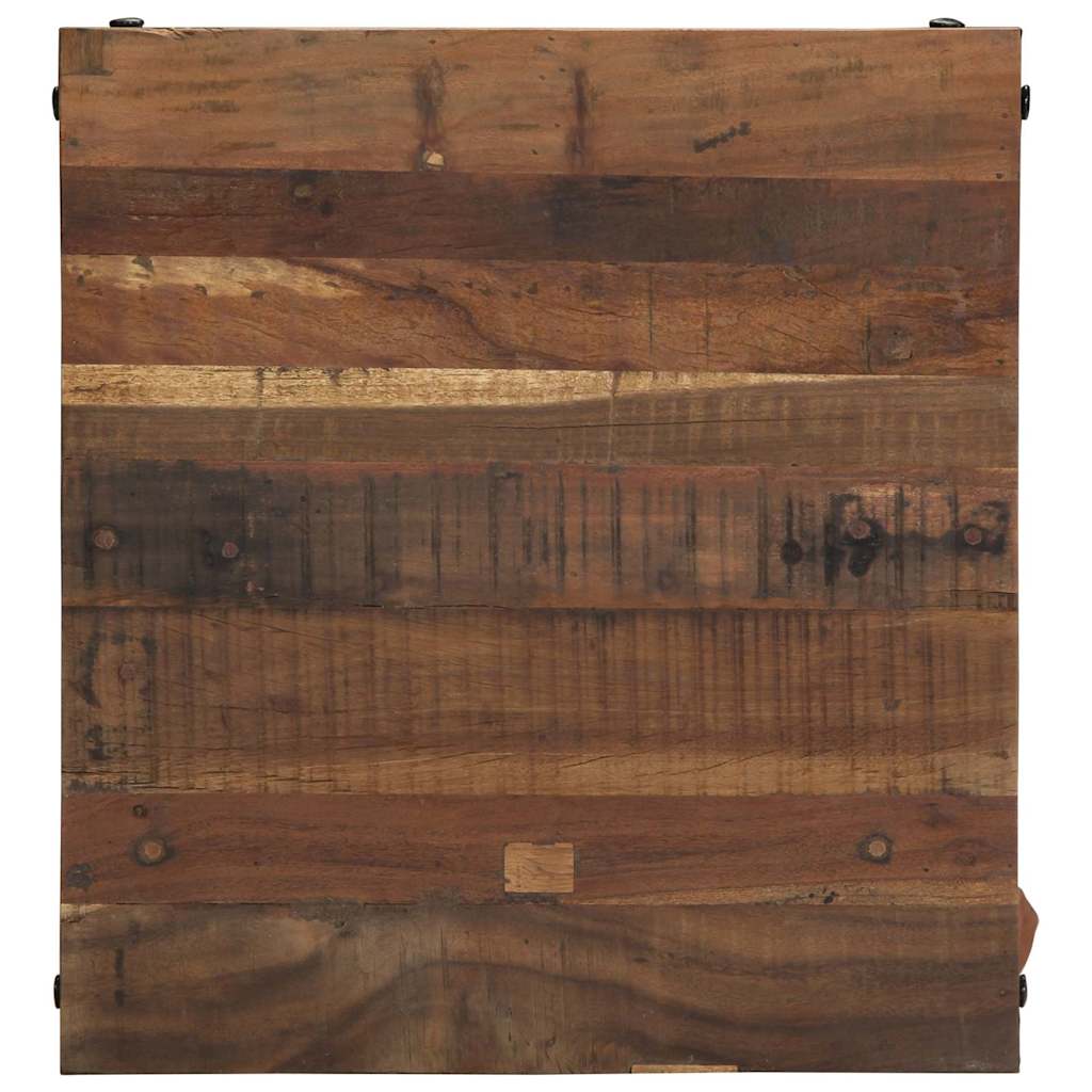 vidaXL Stolik kawowy Brązowy 60 x 55 x 40 cm Lite Drewno Recyklingowe