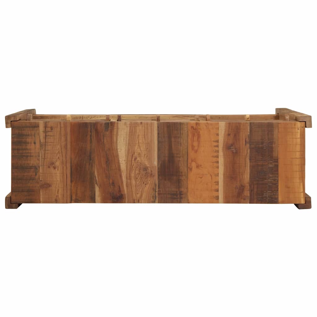 vidaXL Konsola Brązowy 107 x 33 x 76 cm Lite Drewno Recyklingowe