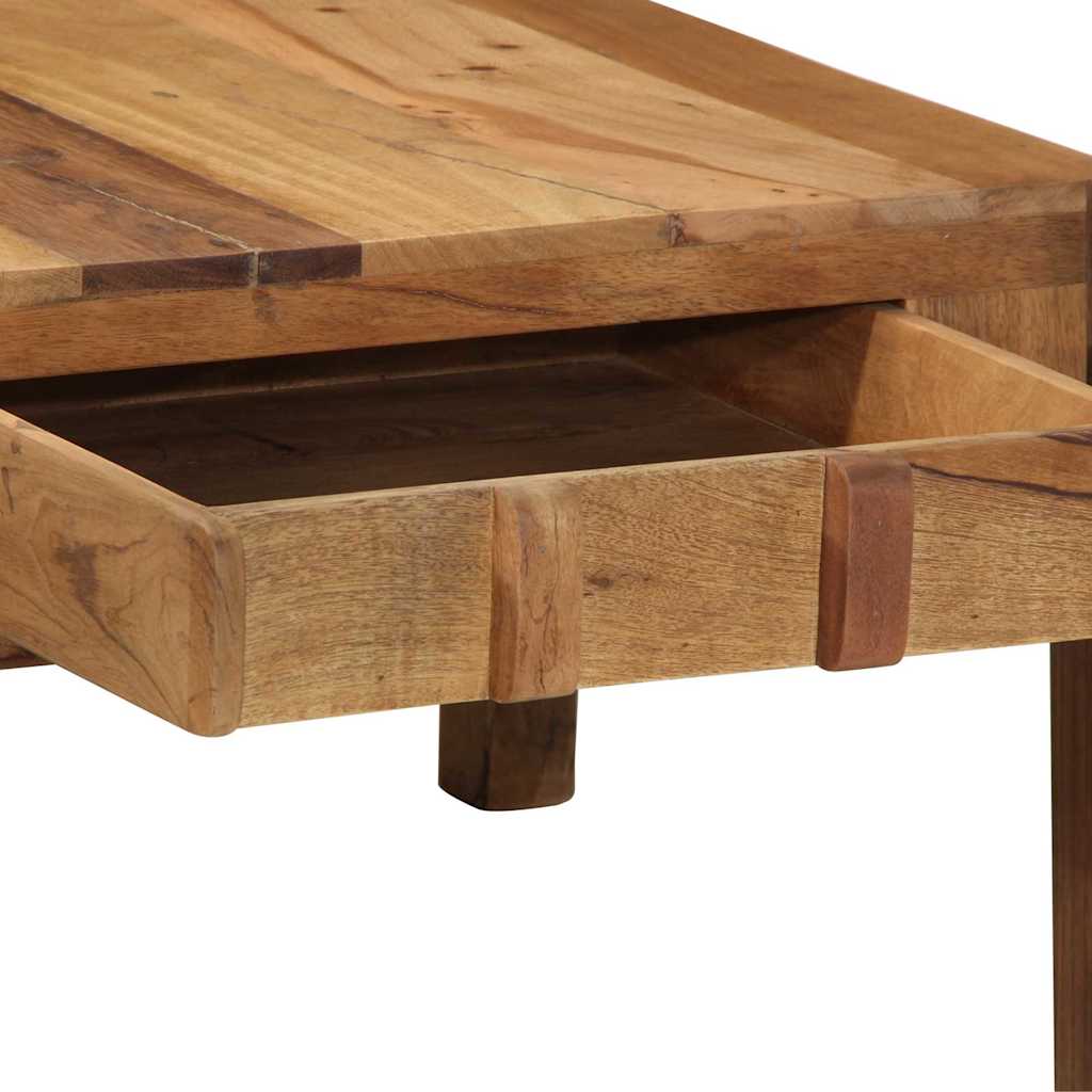 vidaXL Stolik kawowy Brązowy 110 x 54 x 35 cm Lite Drewno Recyklingowe