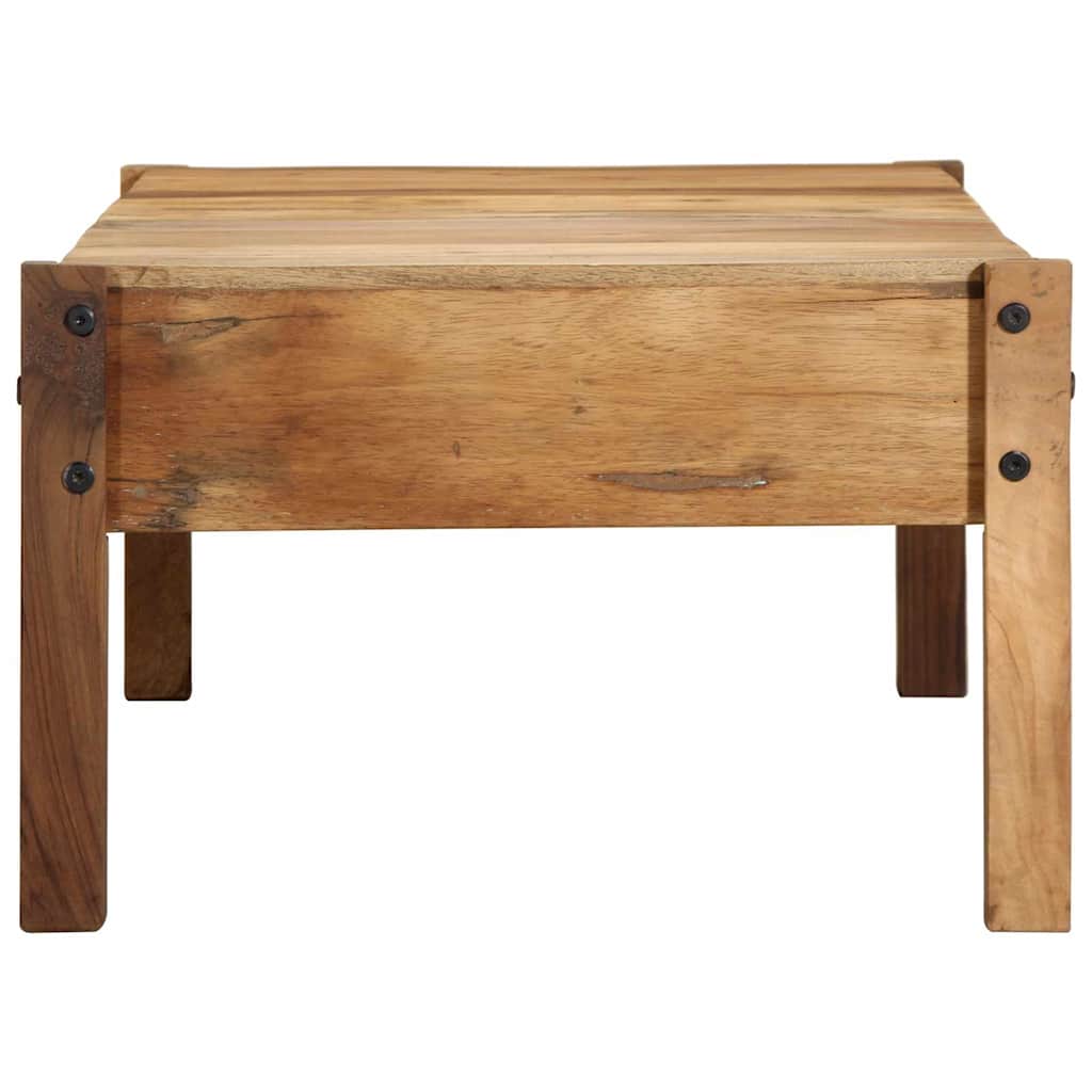 vidaXL Stolik kawowy Brązowy 110 x 54 x 35 cm Lite Drewno Recyklingowe