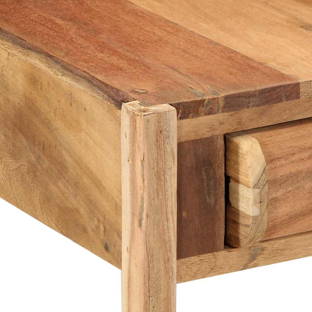 vidaXL Stolik końcowy Brązowy 43 x 32 x 46 cm Lite Drewno Recyklingowe