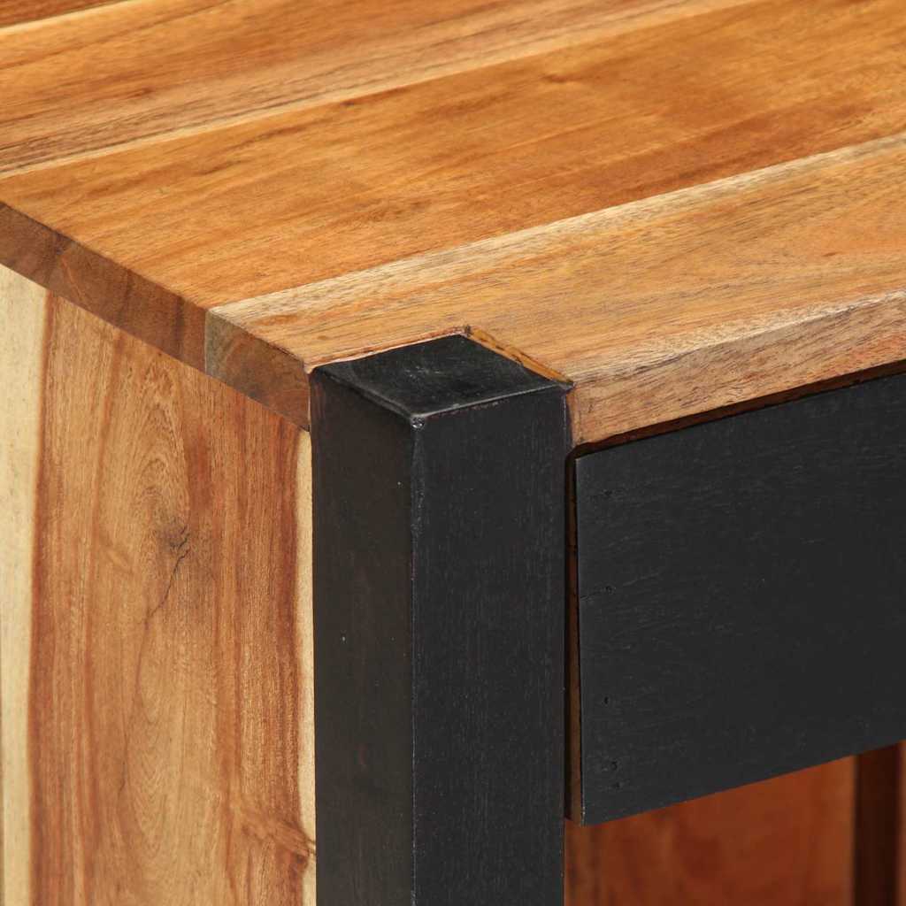 vidaXL Szafka Nocna 2 pcs Brązowy 40 x 35 x 50 cm Lite Drewno Akacji