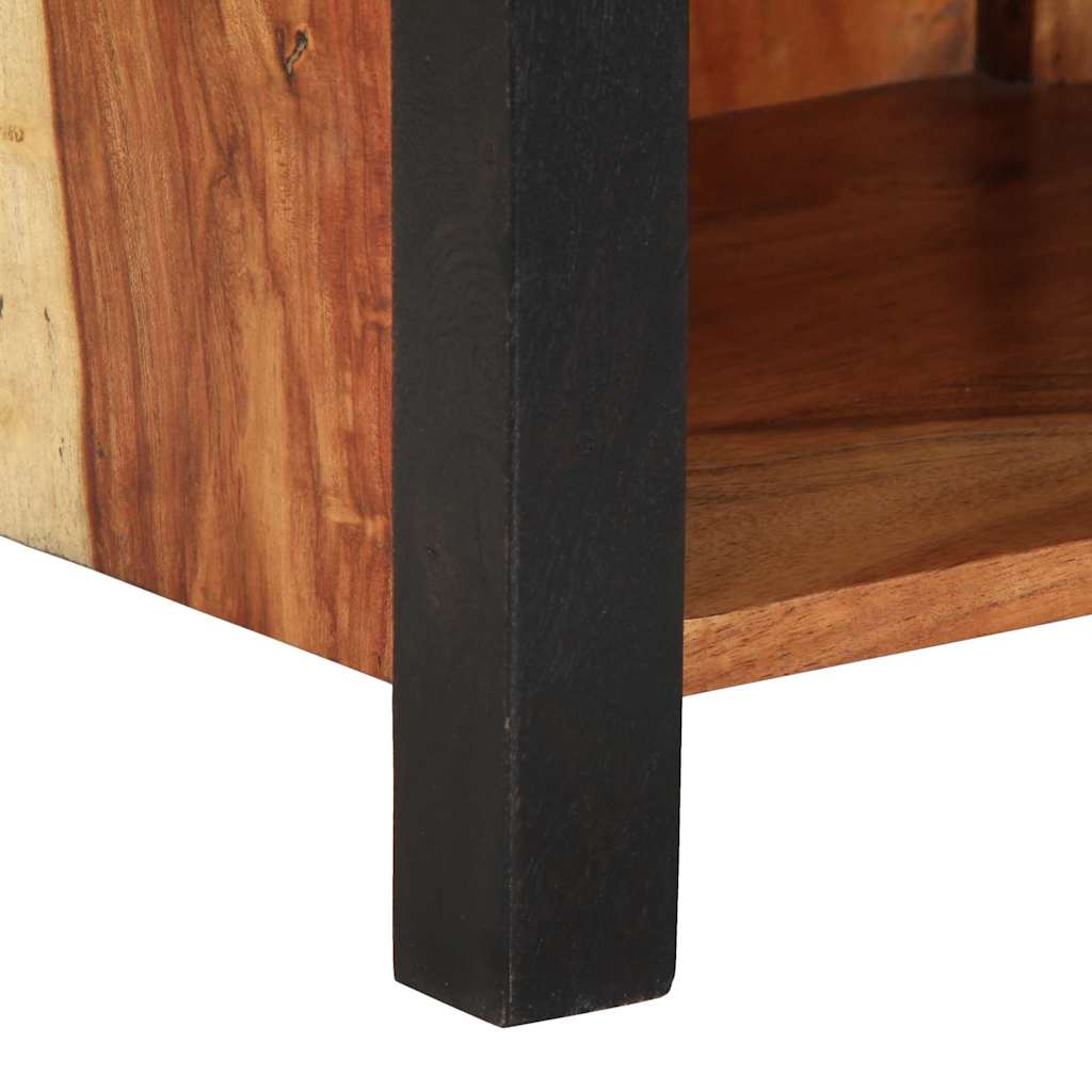 vidaXL Szafka Nocna 2 pcs Brązowy 40 x 35 x 50 cm Lite Drewno Akacji