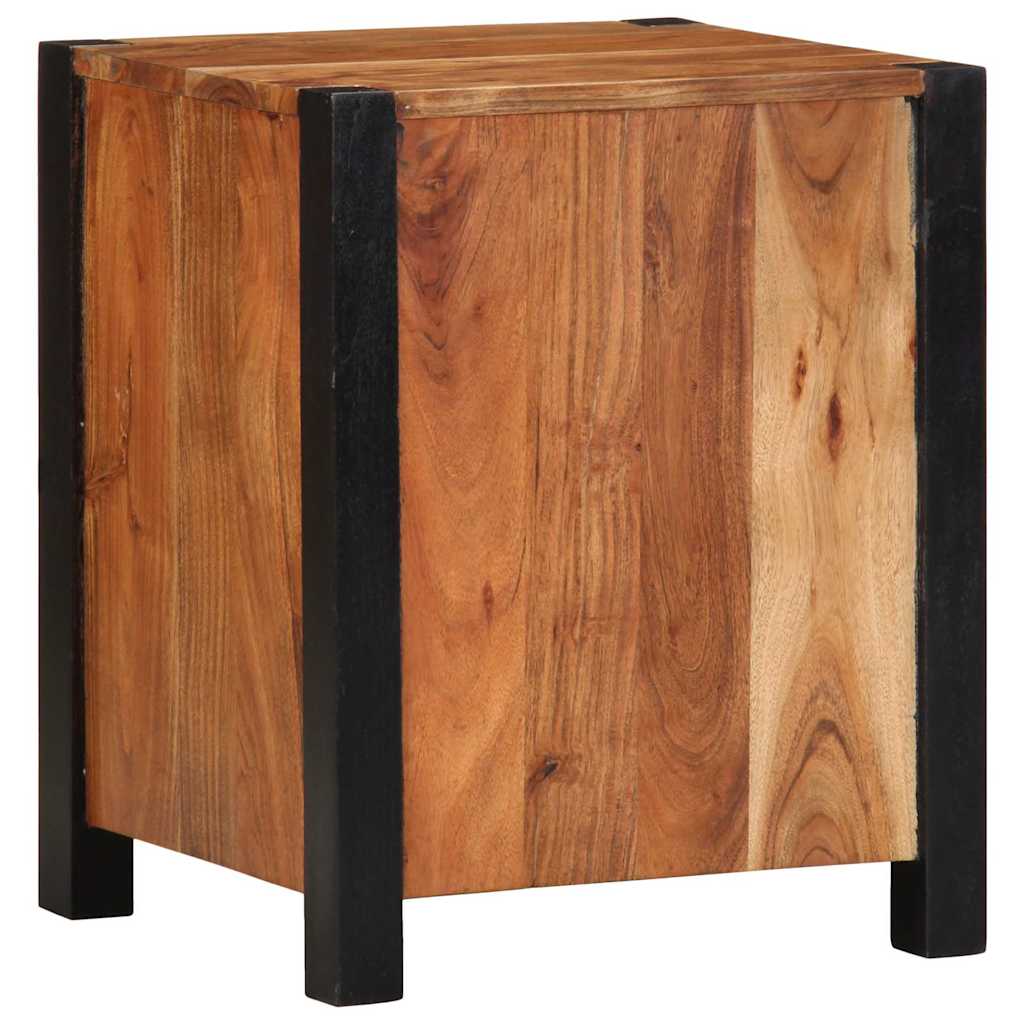 vidaXL Szafka Nocna 2 pcs Brązowy 40 x 35 x 50 cm Lite Drewno Akacji