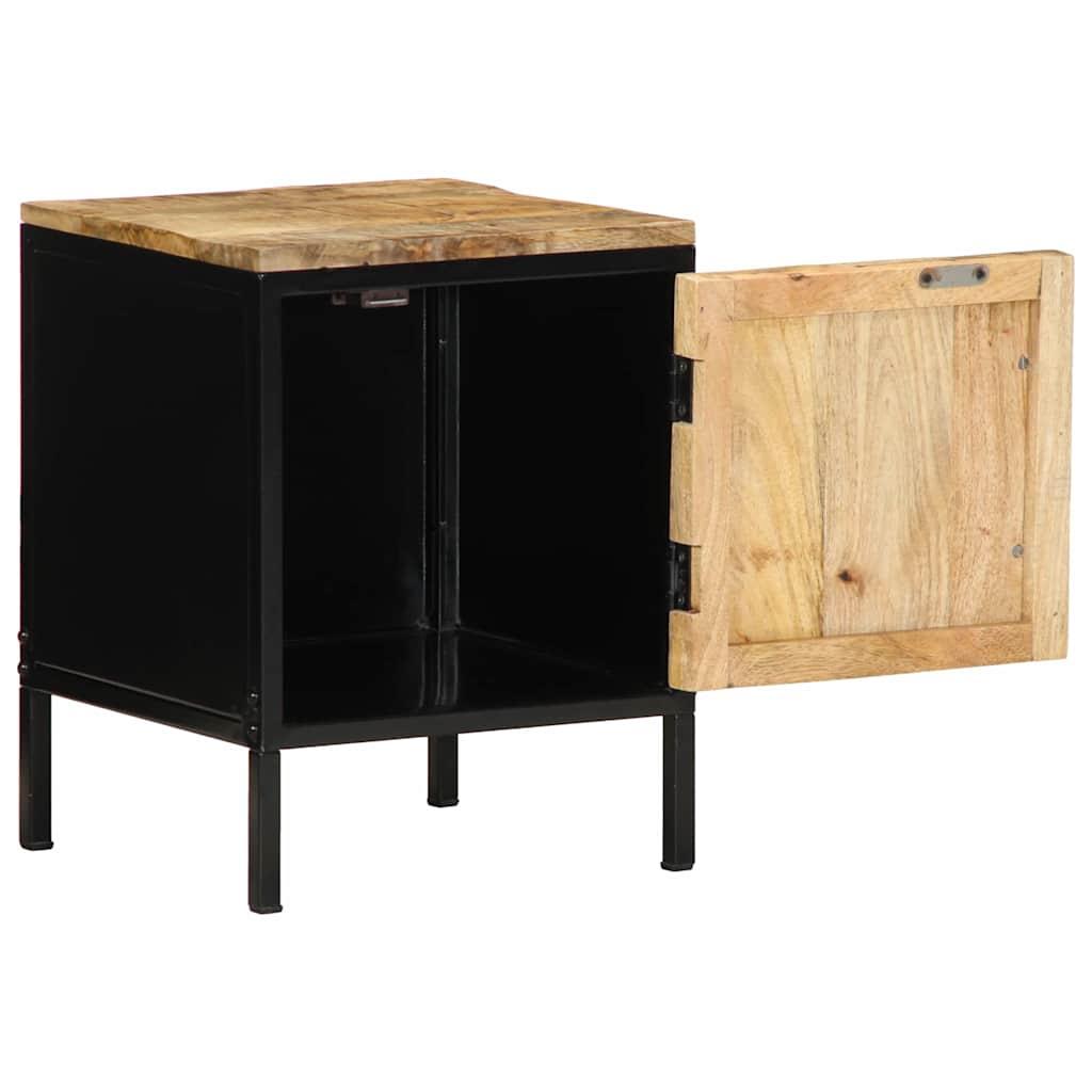 vidaXL Szafka Nocna 2 pcs Brązowy i czarny 30 x 30 x 40 cm