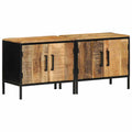 vidaXL Szafka Nocna 2 pcs Brązowy i czarny 50 x 30 x 45 cm