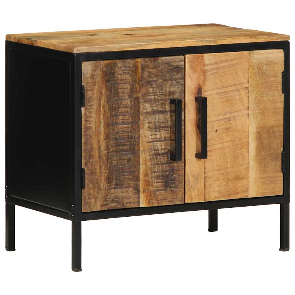 vidaXL Szafka Nocna 2 pcs Brązowy i czarny 50 x 30 x 45 cm