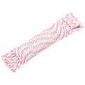 vidaXL Linka rozrusznika, biało-czerwona, Ø3 mm 10 m, nylon
