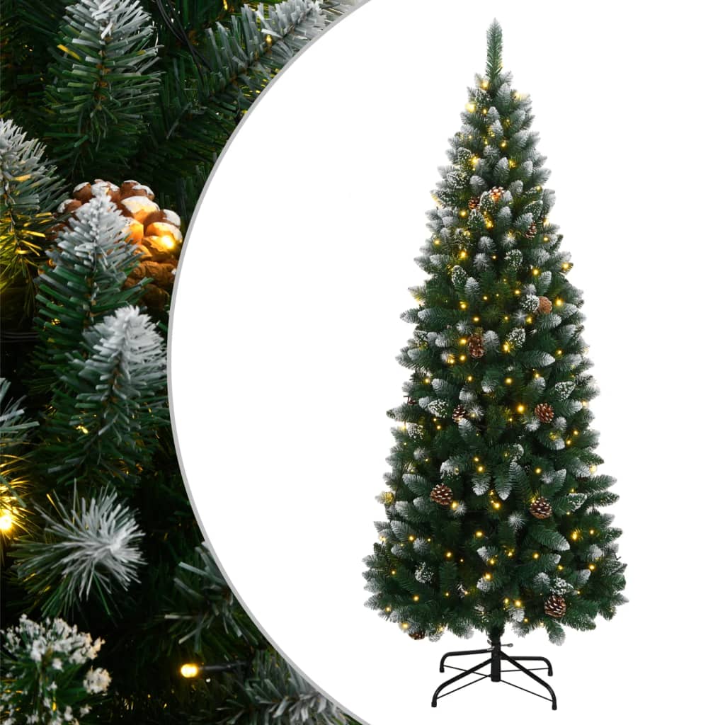 vidaXL Sztuczna choinka, 300 lampek LED, 210 cm