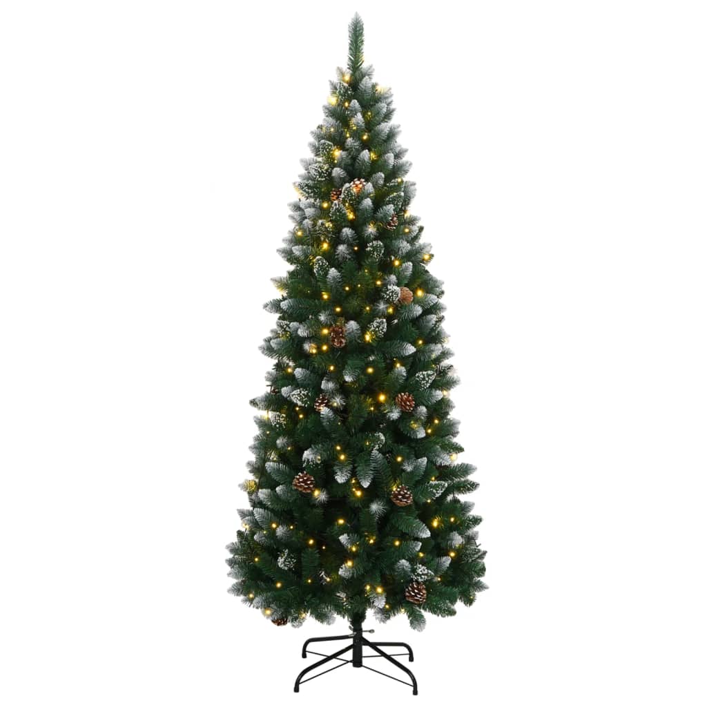 vidaXL Sztuczna choinka, 300 lampek LED, 210 cm