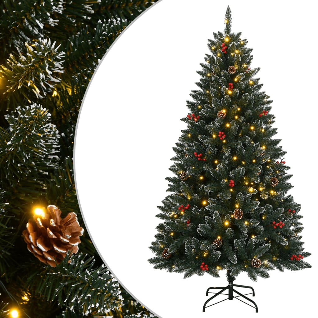 vidaXL Sztuczna choinka, 150 lampek LED, 120 cm