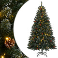 vidaXL Sztuczna choinka, 150 lampek LED, 120 cm