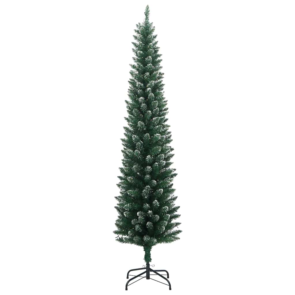 vidaXL Sztuczna, smukła choinka, 300 LED, 210 cm
