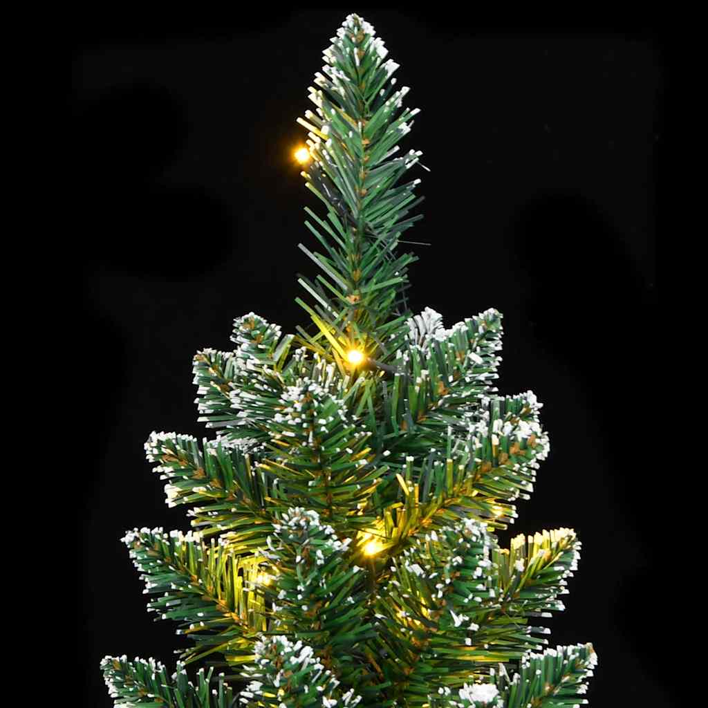 vidaXL Sztuczna, smukła choinka, 300 LED, 210 cm