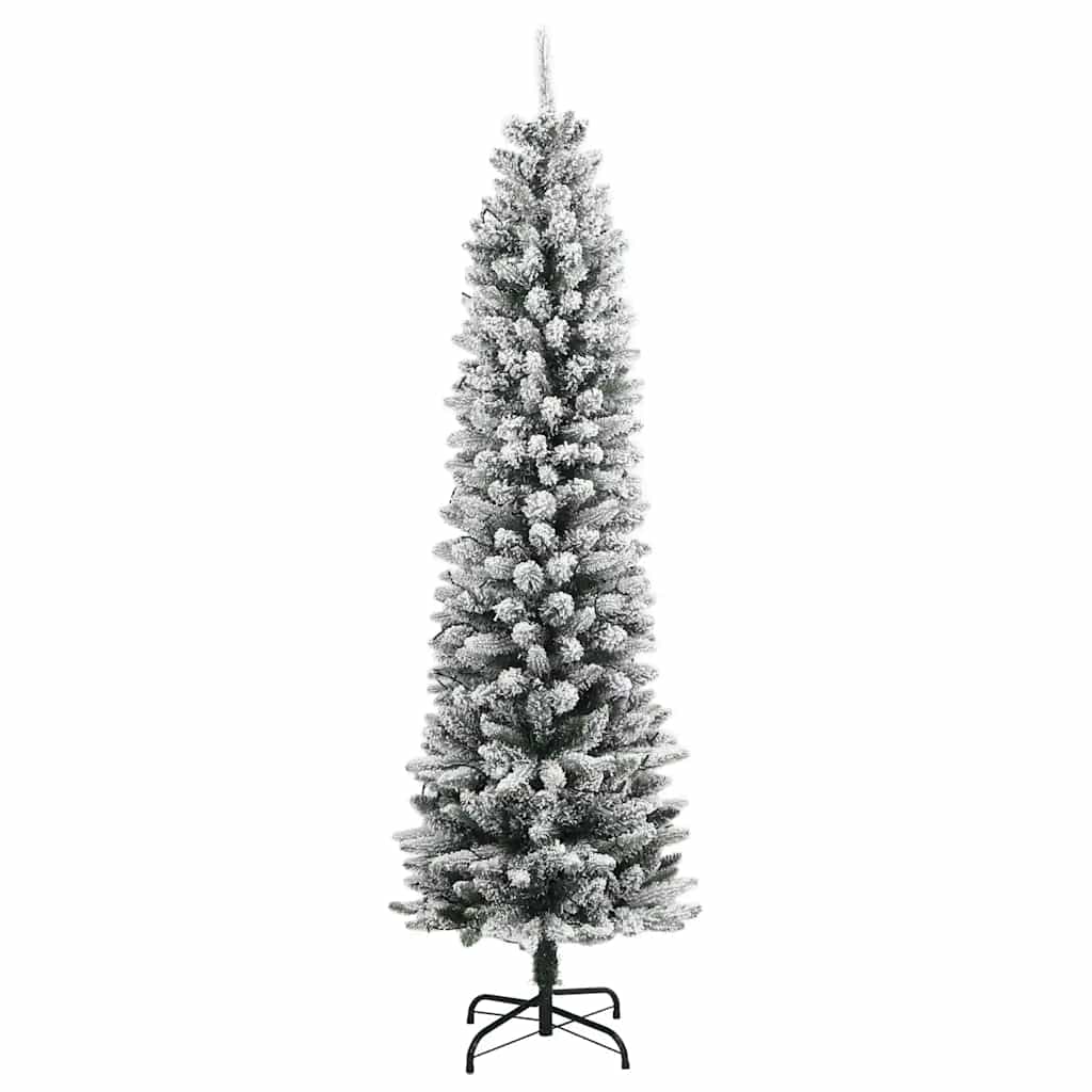 vidaXL Sztuczna choinka, ośnieżona, 150 lampek LED, 120 cm