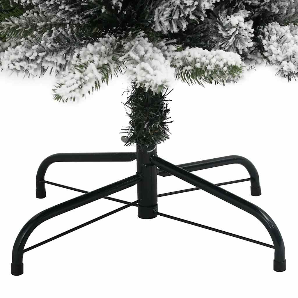 vidaXL Sztuczna choinka, ośnieżona, 150 lampek LED, 120 cm