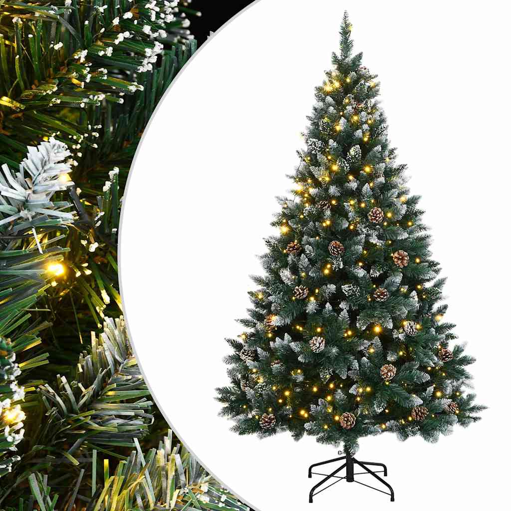 vidaXL Sztuczna choinka, 150 lampek LED, 120 cm