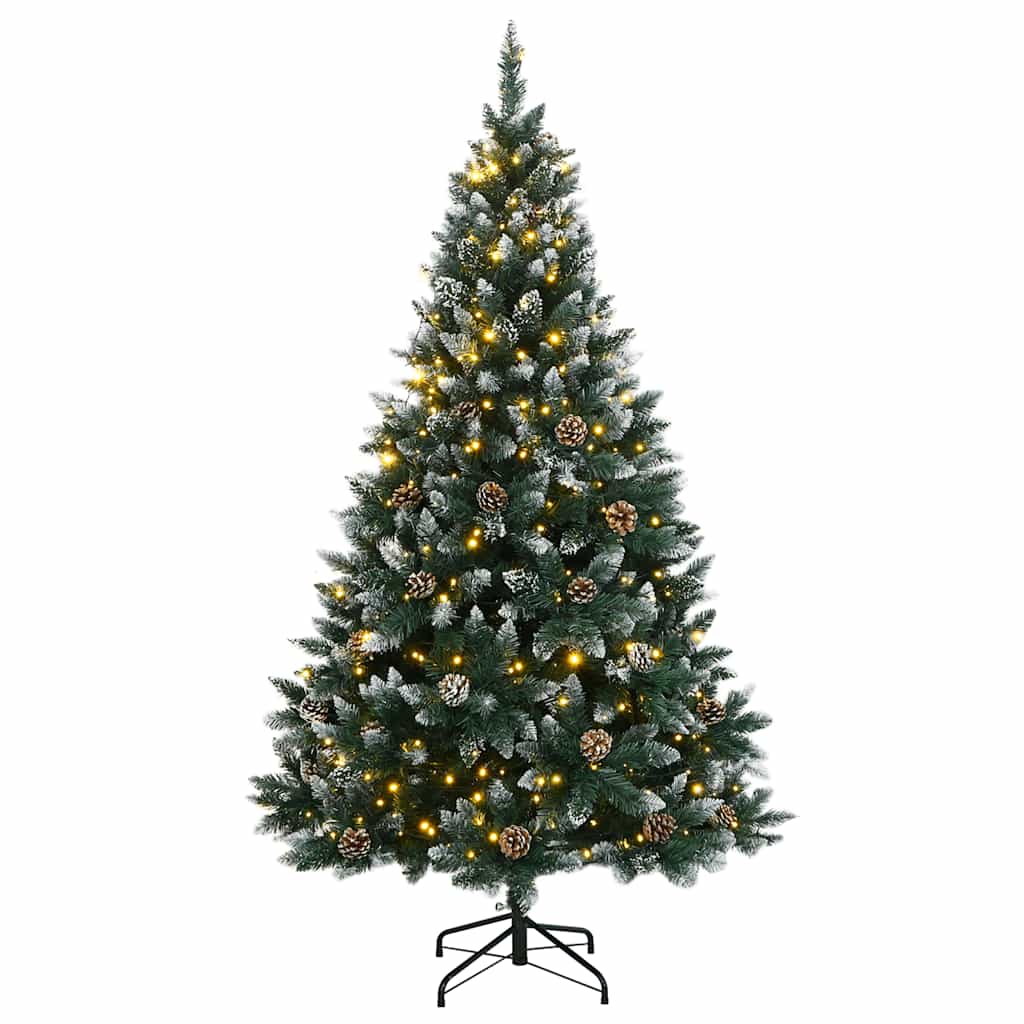 vidaXL Sztuczna choinka, 150 lampek LED, 120 cm