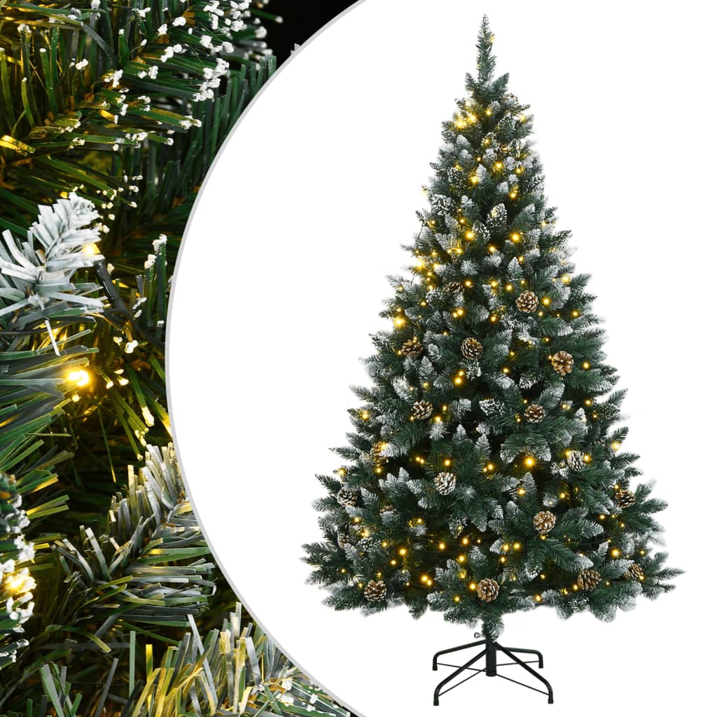 vidaXL Sztuczna choinka, 300 lampek LED, 210 cm
