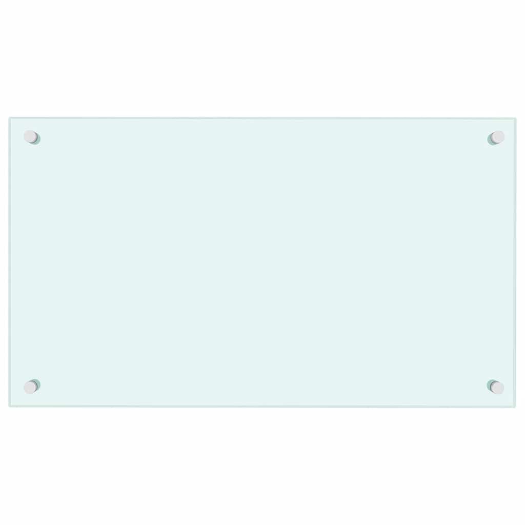vidaXL Panele ochronne do kuchni, białe, 2 szt., 70x40 cm, szkło
