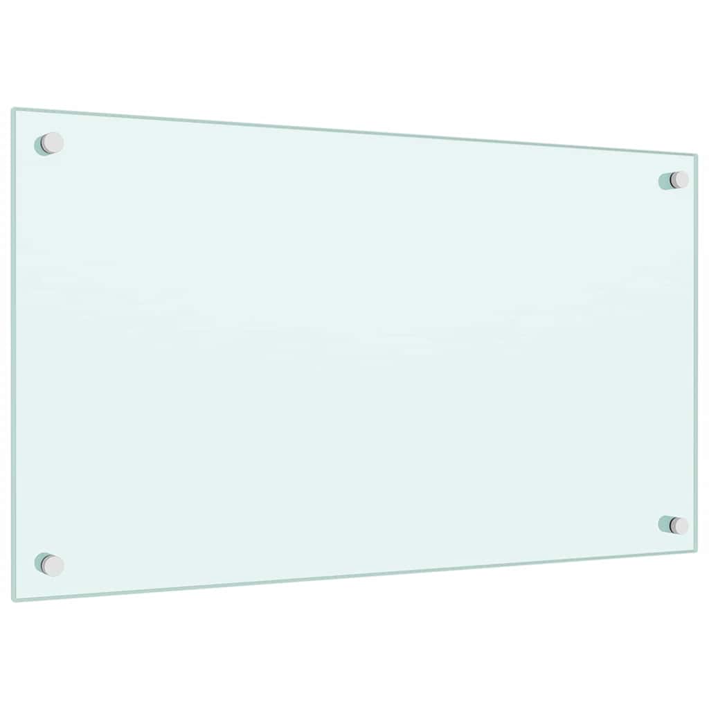 vidaXL Panele ochronne do kuchni, białe, 2 szt., 70x40 cm, szkło