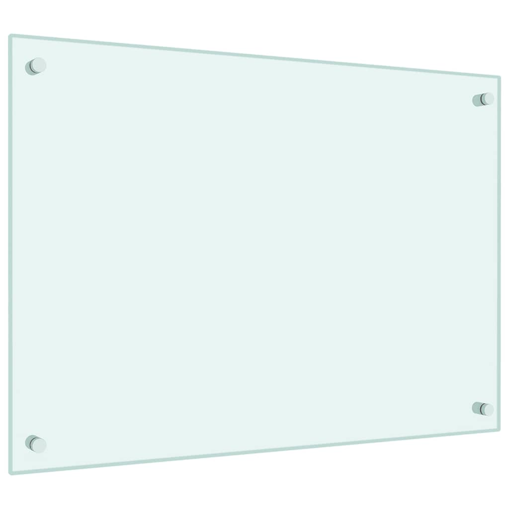 vidaXL Panele ochronne do kuchni, białe, 2 szt., 70x50 cm, szkło