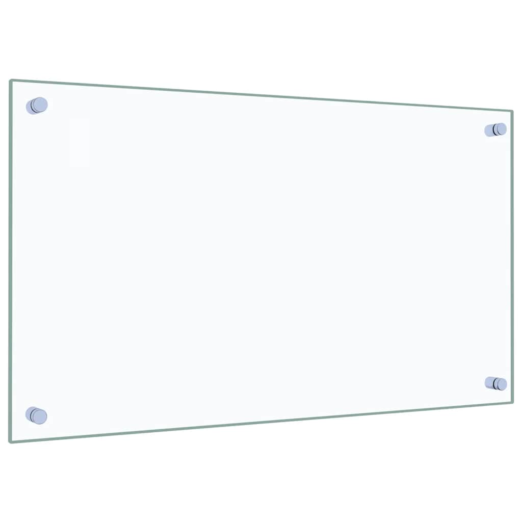 vidaXL Panele ochronne do kuchni, przezroczyste 2 szt. 70x40 cm, szkło