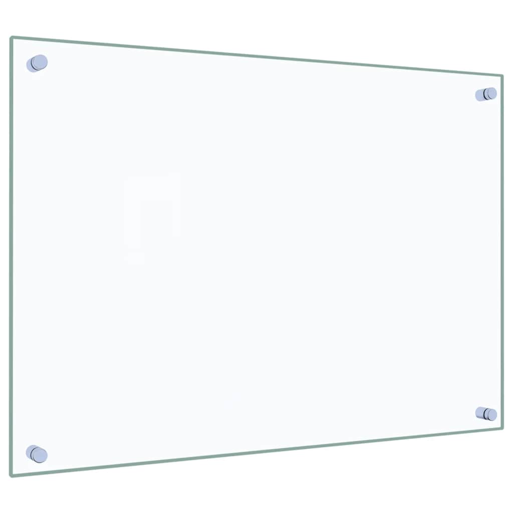 vidaXL Panele ochronne do kuchni, przezroczyste 2 szt. 70x50 cm, szkło