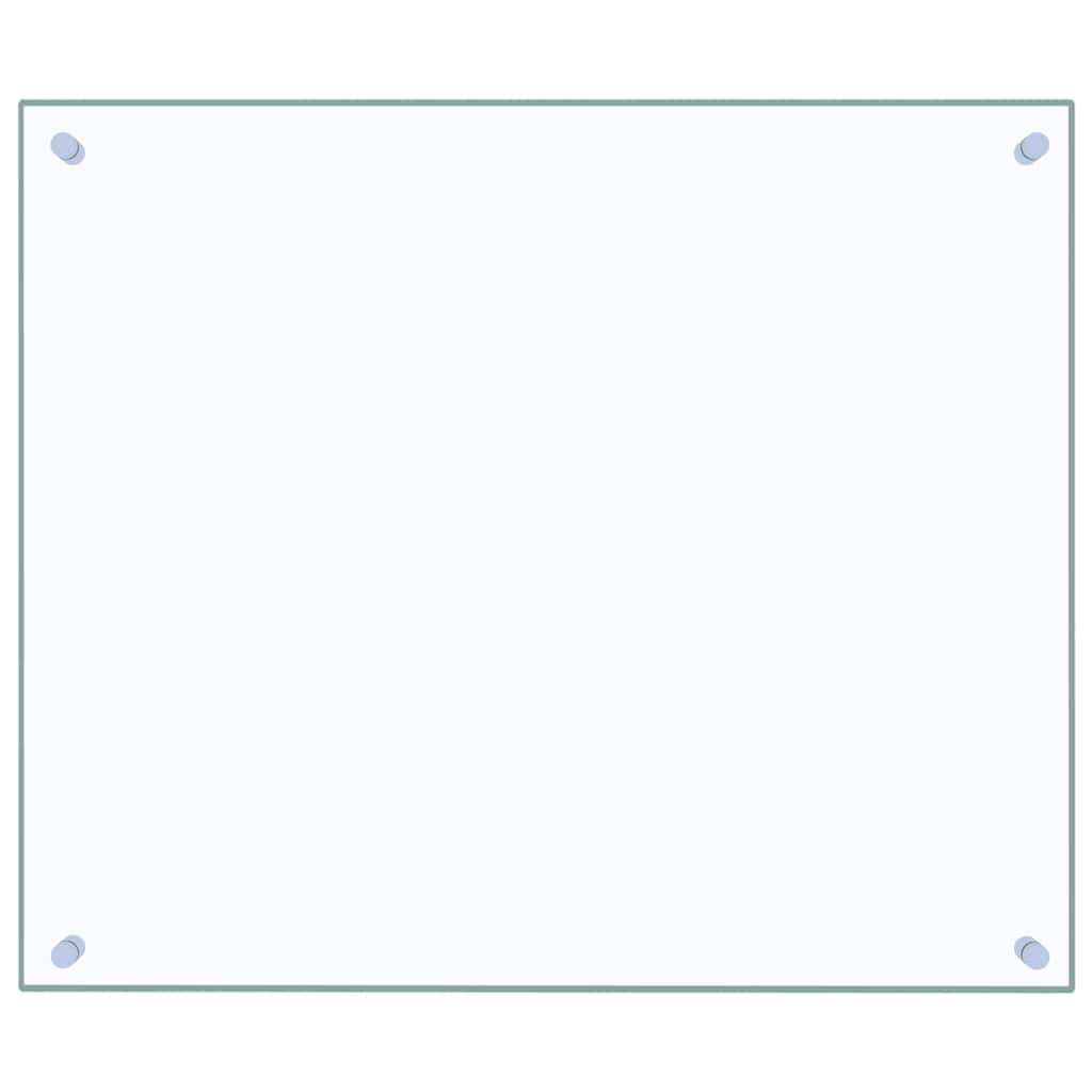 vidaXL Panele ochronne do kuchni, przezroczyste 2 szt. 70x60 cm, szkło