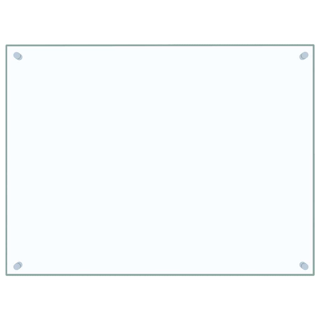 vidaXL Panele ochronne do kuchni, przezroczyste 2 szt. 80x60 cm, szkło