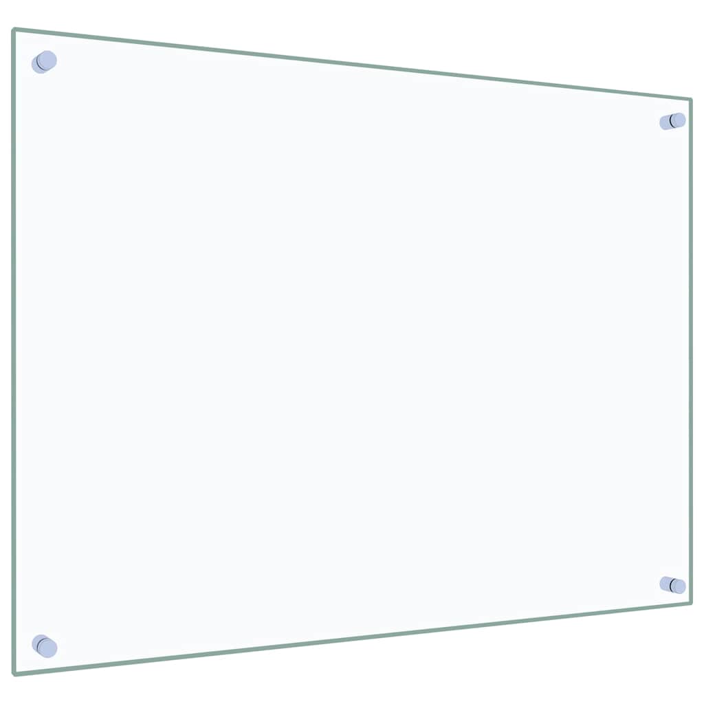 vidaXL Panele ochronne do kuchni, przezroczyste 2 szt. 80x60 cm, szkło