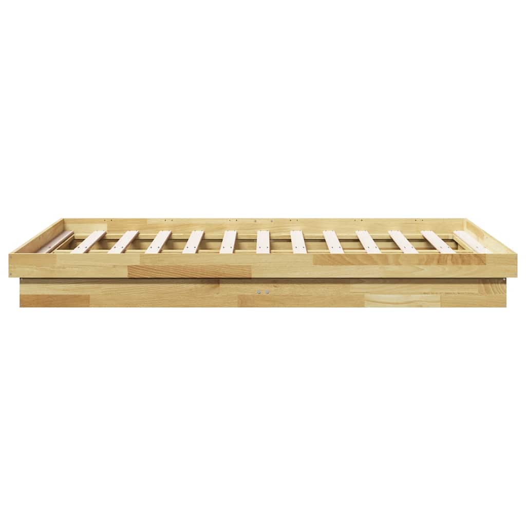 vidaXL Rama łóżka bez materaca 120x200 cm lite drewno dąb