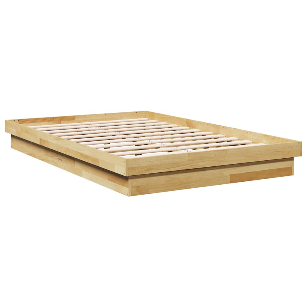 vidaXL Rama łóżka bez materaca 120x200 cm lite drewno dąb