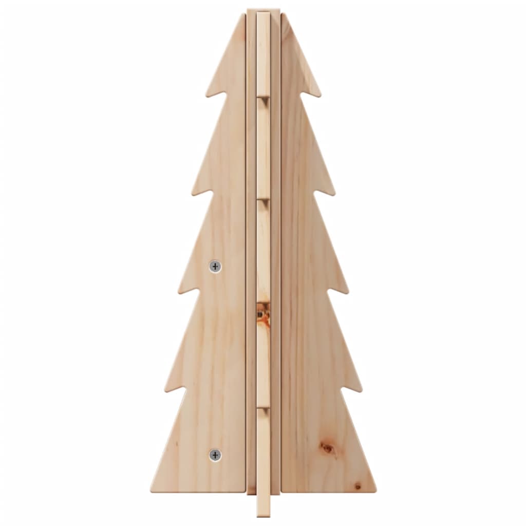 vidaXL Drewniana choinka do udekorowania, 49 cm, lite drewno sosnowe
