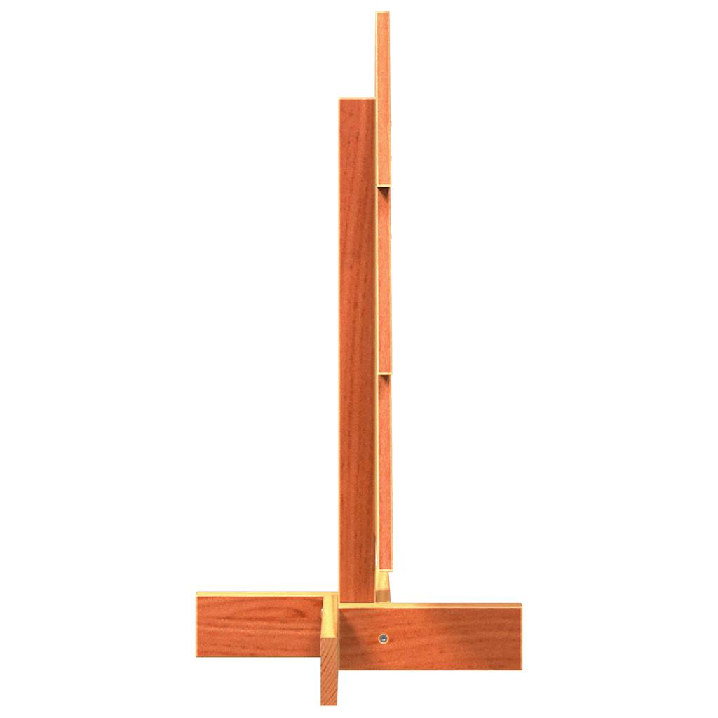 vidaXL Drewniana choinka do udekorowania, woskowy brąz, 60 cm, sosnowa