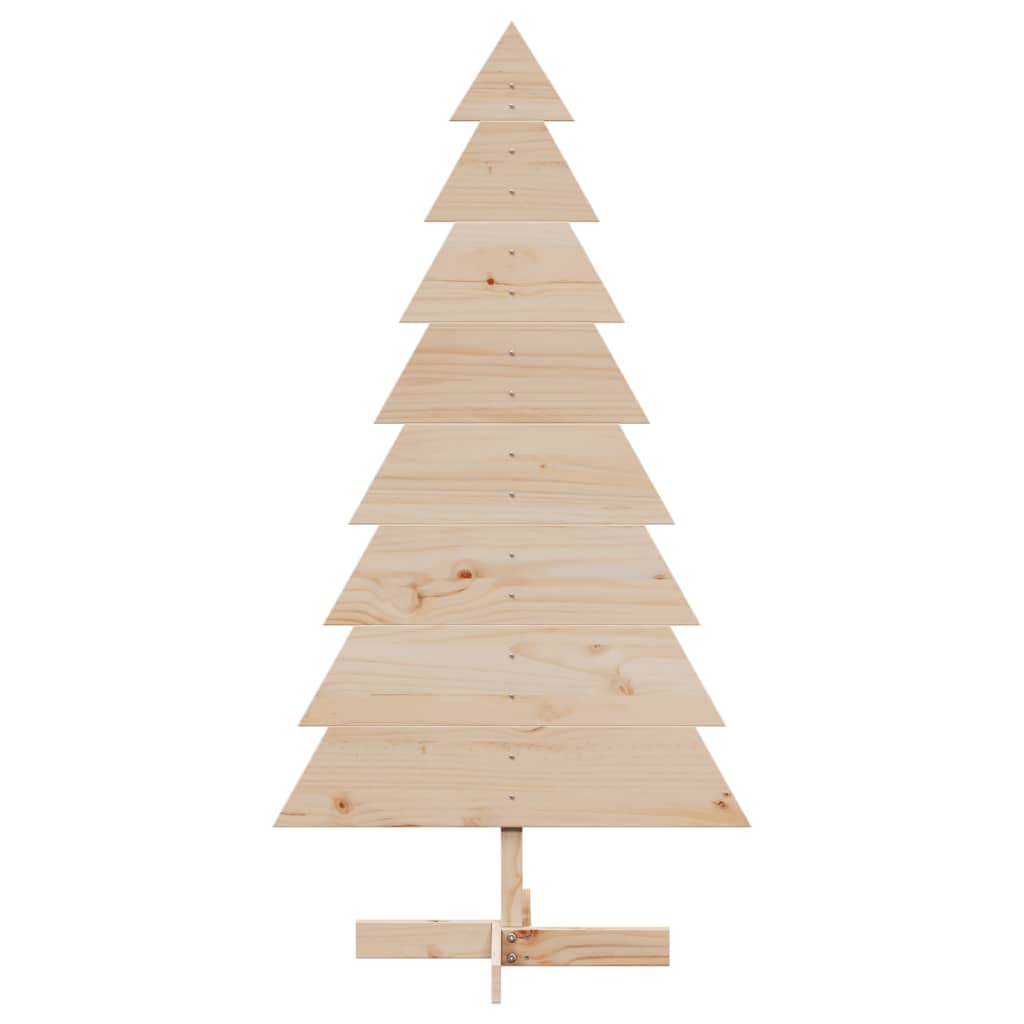 vidaXL Drewniana choinka do udekorowania, 150 cm, lite drewno sosnowe