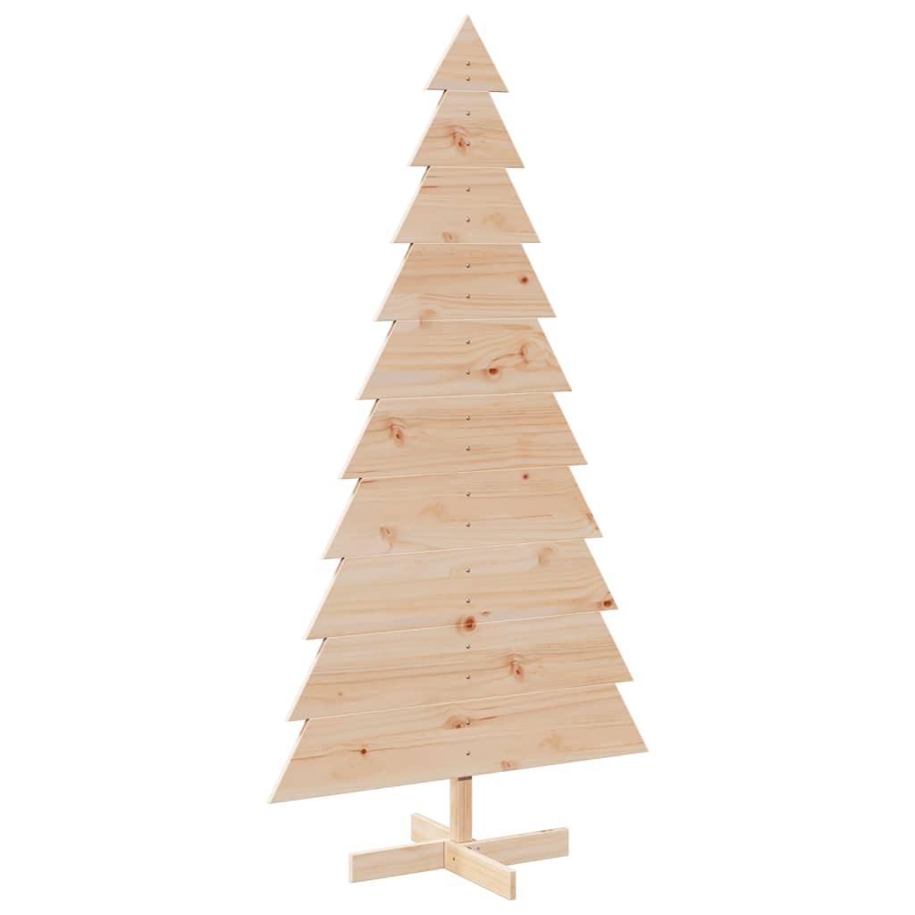 vidaXL Drewniana choinka do udekorowania, 180 cm, lite drewno sosnowe