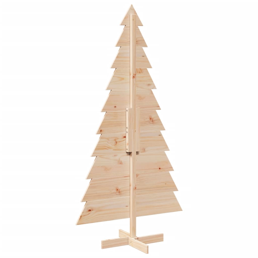 vidaXL Drewniana choinka do udekorowania, 180 cm, lite drewno sosnowe