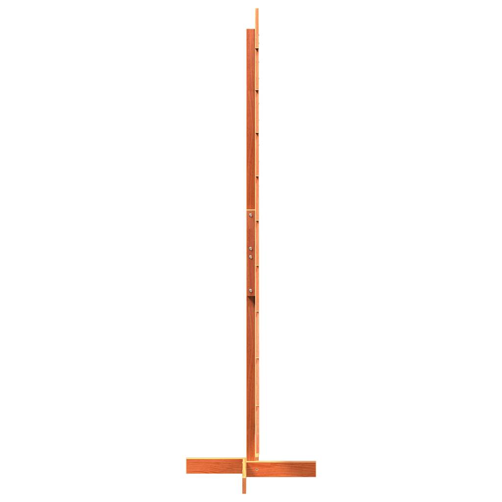 vidaXL Drewniana choinka do udekorowania, brązowa, 180 cm, sosnowa