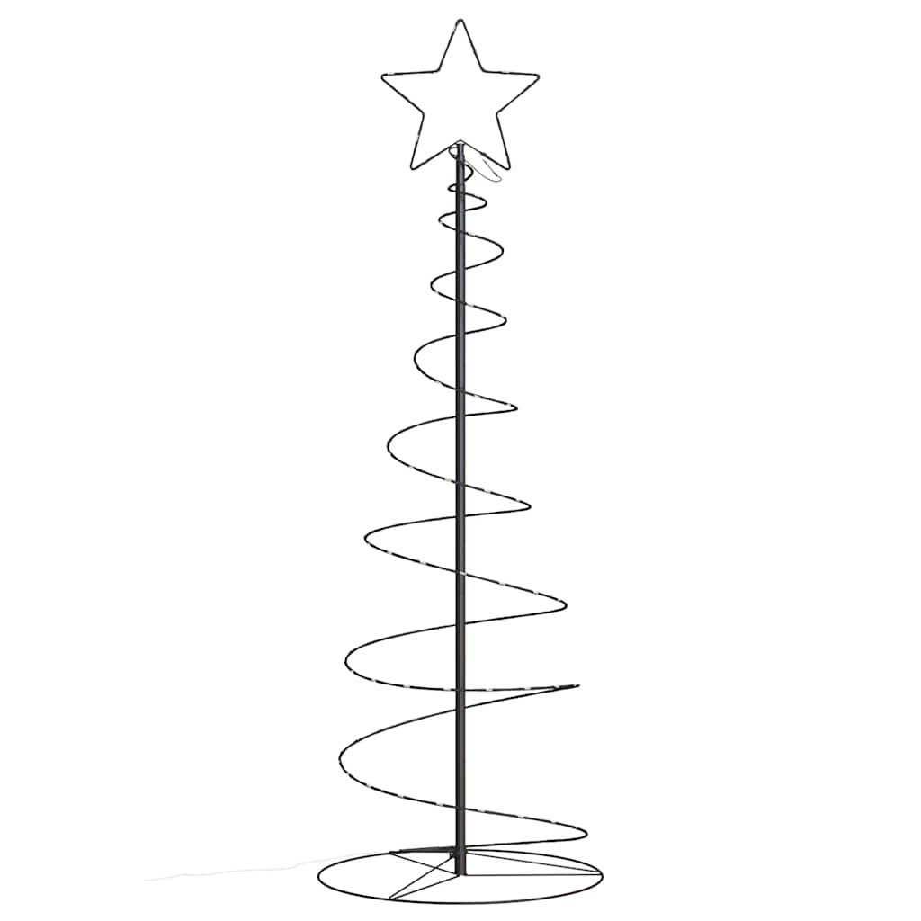 vidaXL Choinka LED 100 LED Ciepła biel 150 cm