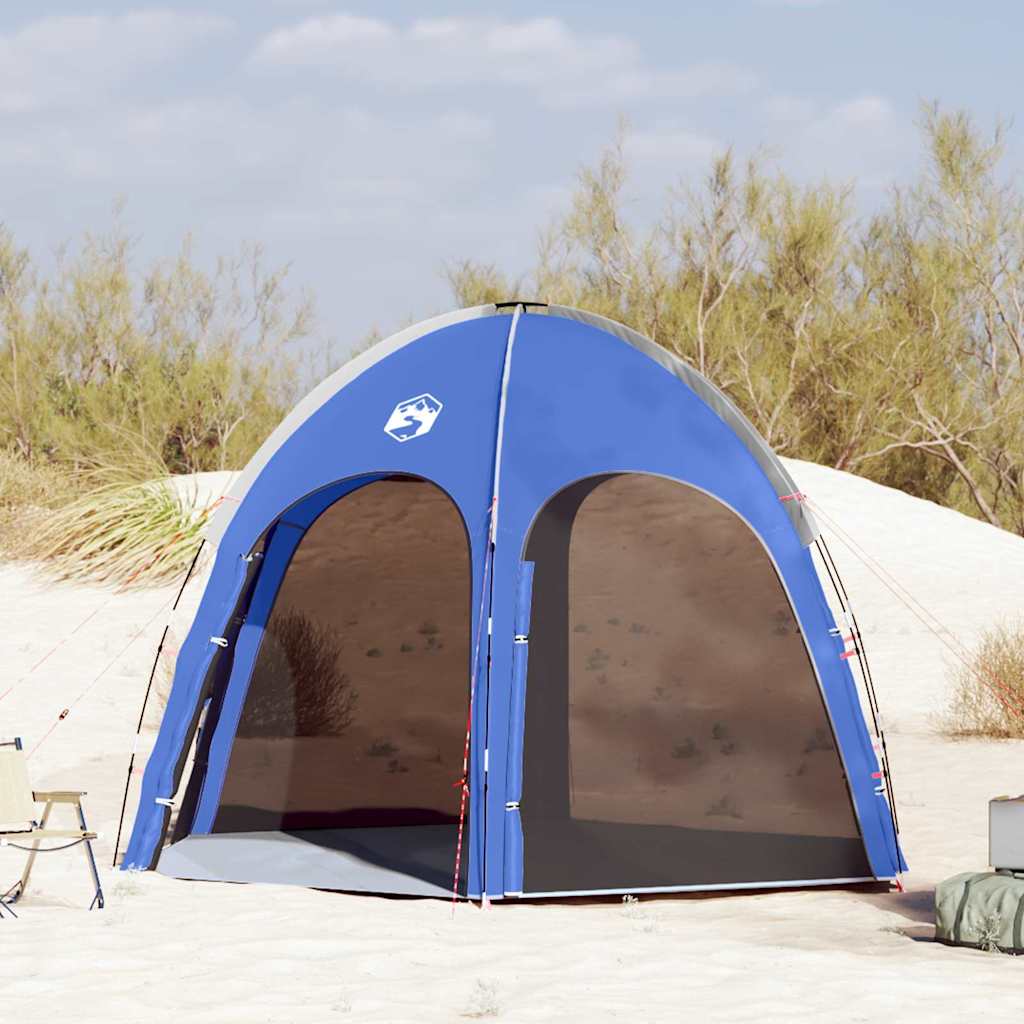 vidaXL Namiot Basenowy z dachem Niebieski Azur 366 x 305 x 231 cm